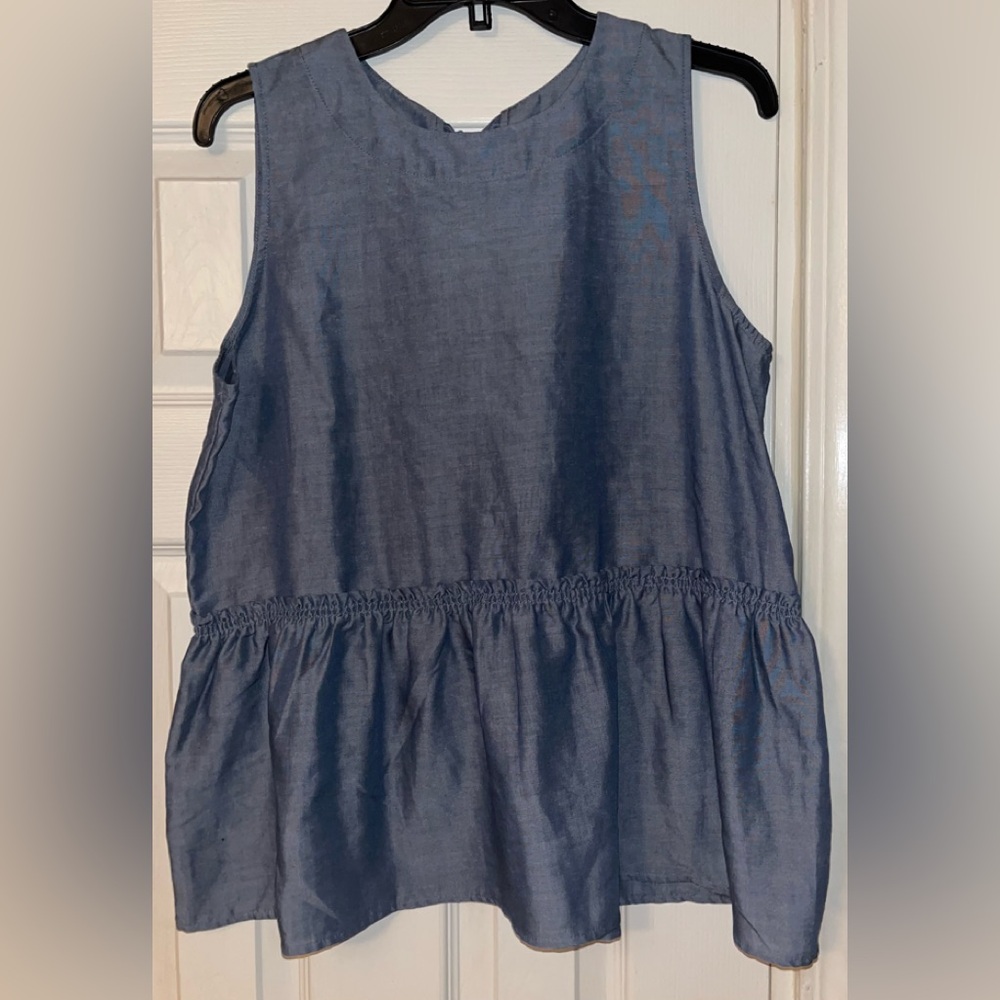 Ann Taylor Blue Top, Size Medium